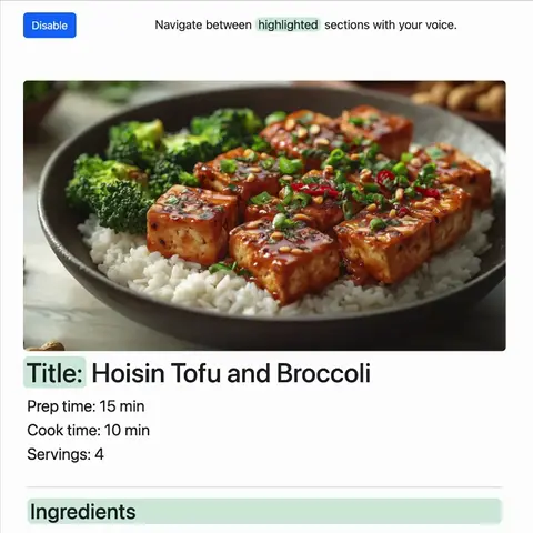 Recipe Navigator